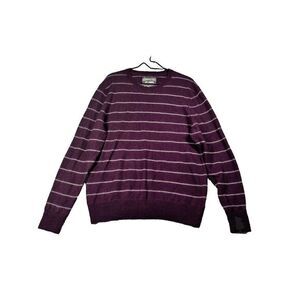 Aeropostale Cashmere Sweater‎  Crew Neck Size XL Purple  Long Sleeve